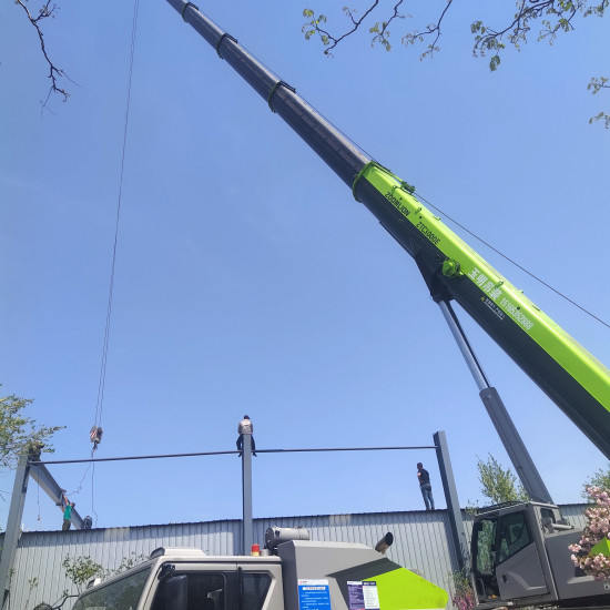 龍口垃圾發電廠吊裝